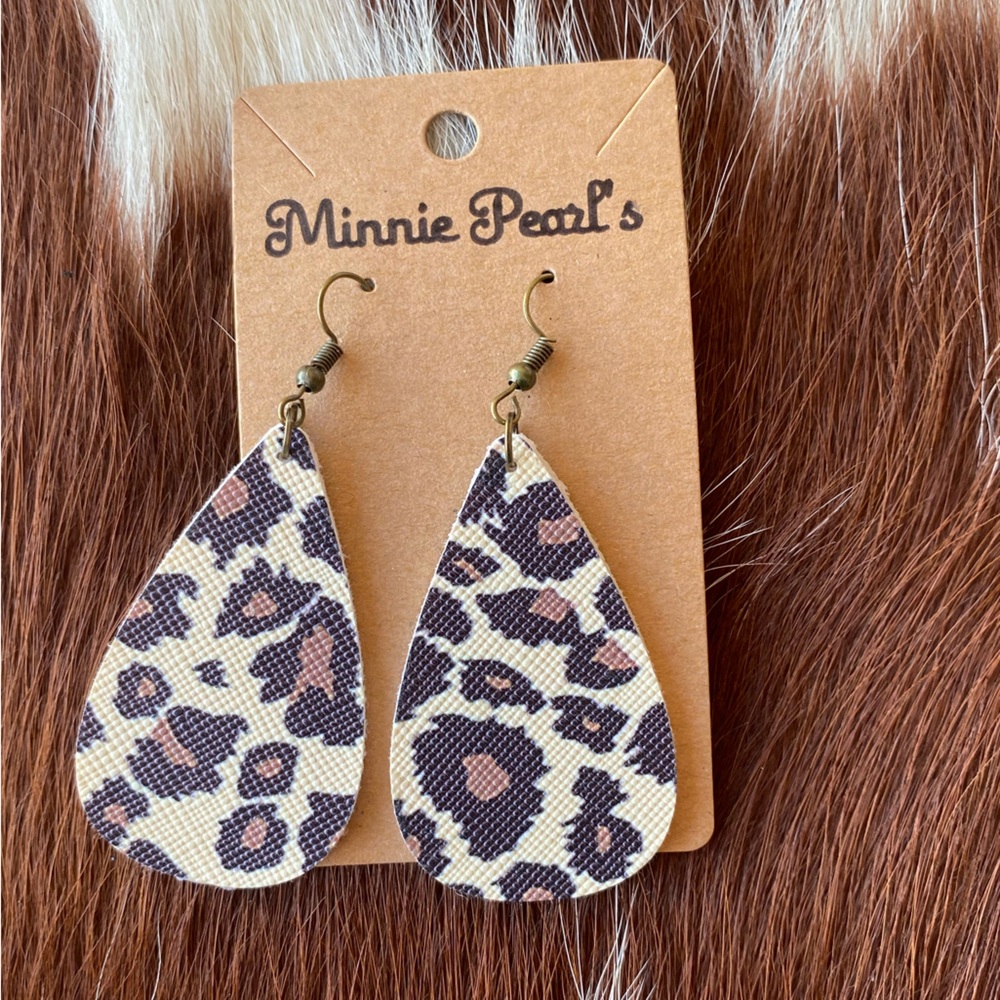 hand made earrings- without glitter